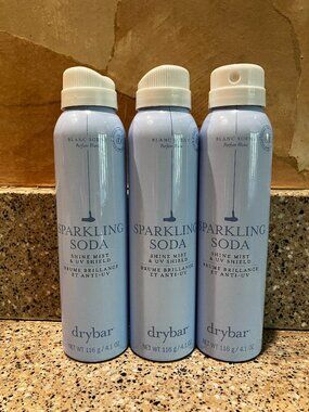 DryBar Set of 3  Hair Shine Sparkling Soda's Sprays!! NEW